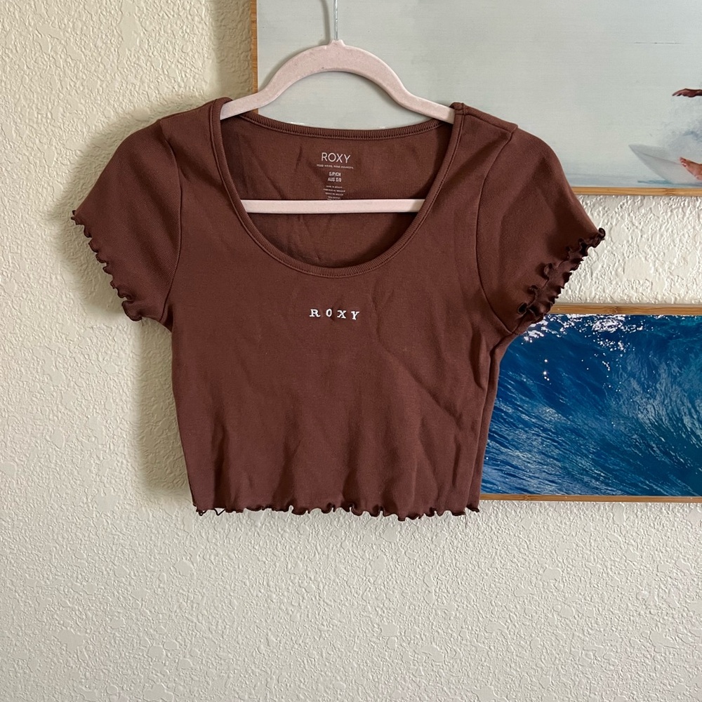Roxy Brown Women's Crop Top